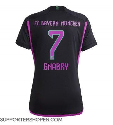 Bayern Munich Serge Gnabry #7 Borta Matchtröja Dam 2023-24 Kortärmad